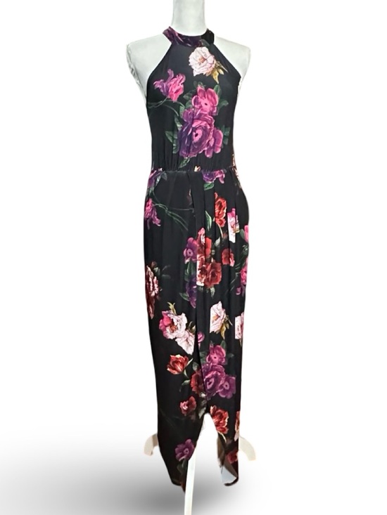 VENUS Dresses & Skirts - VENUS Floral Halter Neck Tulip Hem Maxi Dress - XS